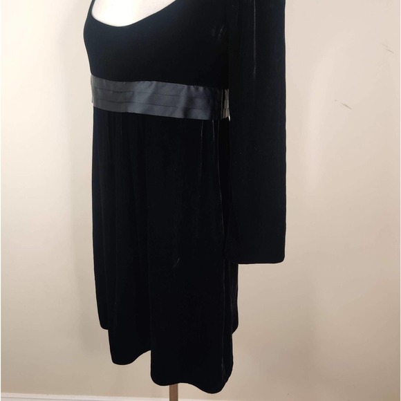Diane Von Furstenberg Celida Velvet Dress Empire Waist - Picture 6 of 9
